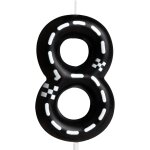 Sansh - bougie d'anniversaire sur le thème des voitures de course u2013 ligne noire et blanche u2013 ... Sansh - bougie d'anniversaire sur le thème des voitures de course u2013 ligne noire et blanche u2013 ...