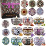 Sansh - coffret cadeau de bougies parfumes pour femme, cadeau d`aromathrapie pour femme, pour soulager ...