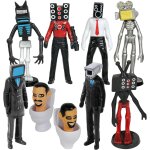 Sansh - figurine d'action toilettes (9 pcs), toilet man jouets dcoration, figurine cameraman, le enfants ...