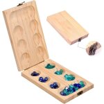 Sansh - kalaha, jeu de pierres en bois, mancala, jeu de pierres prcieuses pour enfants, jeux de stratgie ...