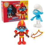 Sansh - les schtroumpfs - figurine transformation - schtroumpf peureux, puf 231