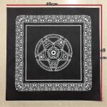 Santa muerte tarot deck livre des cartes mortes jeu de tarot oracle cartes jeu1pcs nappe