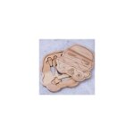 Satr wars - set plateau et 4 couteaux a fromage original stormtrooper