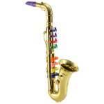 Saxophone 8 touches color�es accessoires de simulation m�talliques a des mini instruments a vent musicaux ...