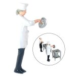 Scne de construction de maquettes 1:64, figurines peintes, chef, personne pour trains miniatures