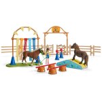 Schleich entra�nement d'agility pour poney