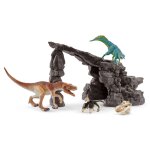 Schleich kit de dinosaures avec grotte