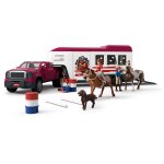Schleich pick - up et sa grande remorque �questre