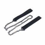 Scie a chane de poche pour jardin et randonne, outil de coupe a main en plein air, outil d'urgence ...