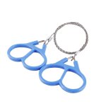 Scie a fil en acier inoxydable, equipement d'urgence en plein air, camping, randonne, manuel, corde ...