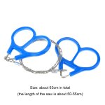 Scie a fil portable universelle en acier inoxydable, outil de survie, coupoir manuel de voyage, idal ...