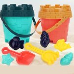 Seau de jeu de sable de plage, jouets mini pelle r�teau de jardinage, ensemble d'outils de piscine de ...