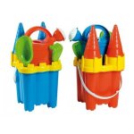 Seau de plage ch�teau + accessoires - livr� a l'unit� (bleu ou orange)
