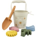 Seau de plage en silicone arc - en - ciel