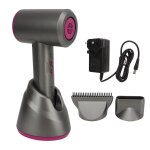 Sche - cheveux portatif sans fil, portable, rechargeable,  froid et  chaud, pour la maison et les ...