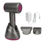 Sche - cheveux portatif sans fil, portable, rechargeable, froid et chaud, pour la maison et les voyages, ...