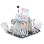 S�choir de nettoyage portable pour biberons, support de s�chage pour biberons, accessoires, plateau de ...