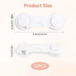 Sécurité bebe, 12 pièces porte securite bébé, bloque porte bébé, protection sécurité bébé pour toilette ... Sécurité bebe, 12 pièces porte securite bébé, bloque porte bébé, protection sécurité bébé pour toilette ...