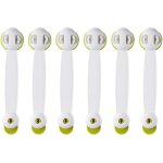 Sécurité serrures pour bébé, 6pcs loquets de sécurité pour enfant, sécurité verrouillage pour tiroir ... Sécurité serrures pour bébé, 6pcs loquets de sécurité pour enfant, sécurité verrouillage pour tiroir ...
