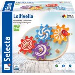 Selecta 62084 lollivella jeu de roue dent�e en bois 17 5 cm color�