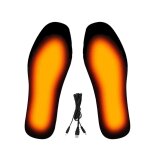 Semelles chauffantes pour homme et femme, rechargeables et lavables