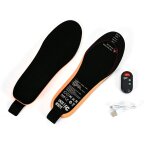 Semelles chauffantes usb pour chaussures de sport, tapis chauffant avec tlcommande intelligente pour ...
