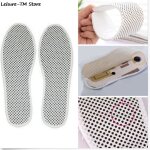 Semelles intrieures chauffantes avec coussin de pied, 1 paire, tourmaline chaude pour l'hiver, massage, ...