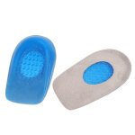 Semelles int�rieures en gel de silicone pour chaussures, coussin de talon, prot�ge de la douleur du pied, ...