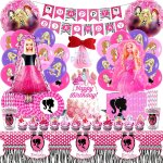 Senior - 103 pièces de décoration d'anniversaire fille - vaisselle, ballons a hélium, assiettes et gobelets, ... Senior - 103 pièces de décoration d'anniversaire fille - vaisselle, ballons a hélium, assiettes et gobelets, ...