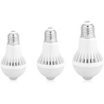 Senior - ampoule a capteur de mouvement e27, ampoule led pir a capteur infrarouge intelligent, veilleuse ...