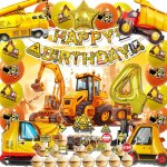 Senior - anniversaire pelleteuse, deco anniversaire 4 ansâ¿décorations anniversaire garcon de constructionâ¿an ... Senior - anniversaire pelleteuse, deco anniversaire 4 ansâ¿décorations anniversaire garcon de constructionâ¿an ...