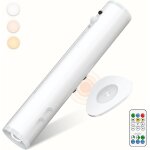Senior - applique murale intrieure sans fil, lampe led detecteur de mouvement rechargeable usb, magnetique ...