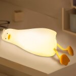 Senior - canard veilleuses, led bb silicone veilleuse canard avec fonction de support de tlphone, ...