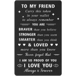 Senior - carte de meilleur ami pour hommes et garons, cadeaux d'amiti personnaliss, cadeau de mariage, ...