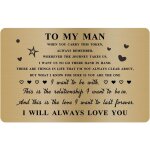 Senior - carte portefeuille  to my man  ¿ cadeau pour lui, petit ami, cadeau de saint - valentin pour ...