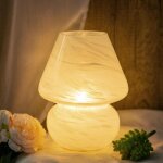 Senior - lampe champignon sans fil, lampes de table a piles, nébuleuse en verre, veilleuse led pour chambre ... Senior - lampe champignon sans fil, lampes de table a piles, nébuleuse en verre, veilleuse led pour chambre ...