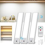 Senior - lampe de placard , lampe dtecteur de mouvement interieur sans fil avec tlcommande, rglette ...