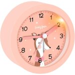 Senior - r�veil analogique sans tic - tac pour enfant - table de chevet - avec veilleuse - r�veil d'apprentis ...