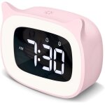 Senior - rveil enfant educatif, led veilleuses pendules horloges de chambre d'enfant kid, affichage ...