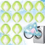 Sept - lot de 12 boules de peluches rutilisables pour enlever les poils d'animaux de chat - machine ...