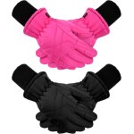 Sept - 2 paires gants de ski d'enfants coupe - vent et thermiques pour sports et snowboard Sept - 2 paires gants de ski d'enfants coupe - vent et thermiques pour sports et snowboard