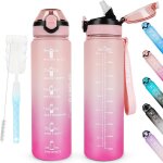 Sept - bouteille d'eau de 1 l sans bpa avec paille, passe au lave - vaisselle, couvercle anti - fuite, ... Sept - bouteille d'eau de 1 l sans bpa avec paille, passe au lave - vaisselle, couvercle anti - fuite, ...