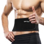 Sept - ceinture sudation noprne soutien lombaire ajustable soutien dos noprne pour gym crossfit musculatio ...