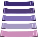 Sept - elastique musculation, [lot de 5] bande elastique musculation, 5 niveaux de rsistance elastique ...