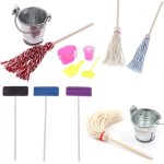 Serpillire de simulation de meubles de cuisine et de jardin, jouets pour maison de poupe, eponge, accessoire ...