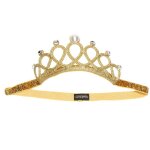 Serre tte de princesse en strass pour enfants, bandeau elastique, couronne, diadme, couvre chef pour ...