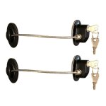 Serrure de porte de r�frig�rateur adh�sive forte, 2 pi�ces, verrouillage de porte de cong�lateur, de ...