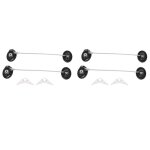 Serrure de porte de réfrigérateur adhésive forte de 4 pièces, serrure de porte de congélateur, serrure ... Serrure de porte de réfrigérateur adhésive forte de 4 pièces, serrure de porte de congélateur, serrure ...