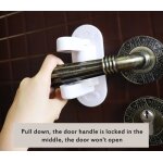 Serrure de porte de s�curit� pour b�b�, 1 pi�ce, interrupteur de poign�e de porte, serrure de protection ...