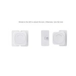 Serrure de rfrigrateur anti - ouverture pour bb, scurit enfant, serrure de porte de conglateur, ...